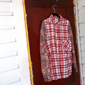 Holding Horses for Anthro plaid & paisley sleeves